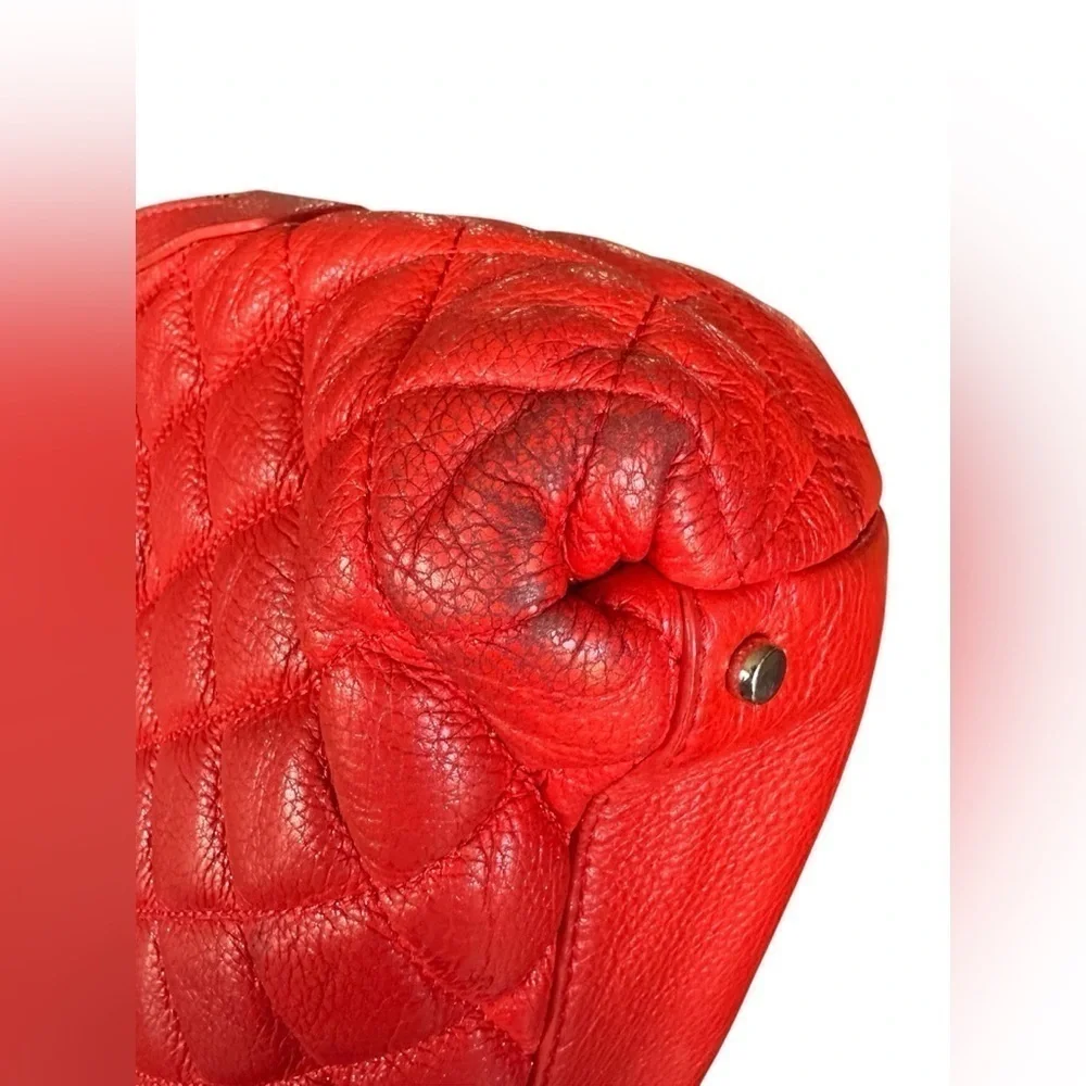 Kate Spade Gold Coast Georgina Maraschino quilted leather shoulder bag satchel
